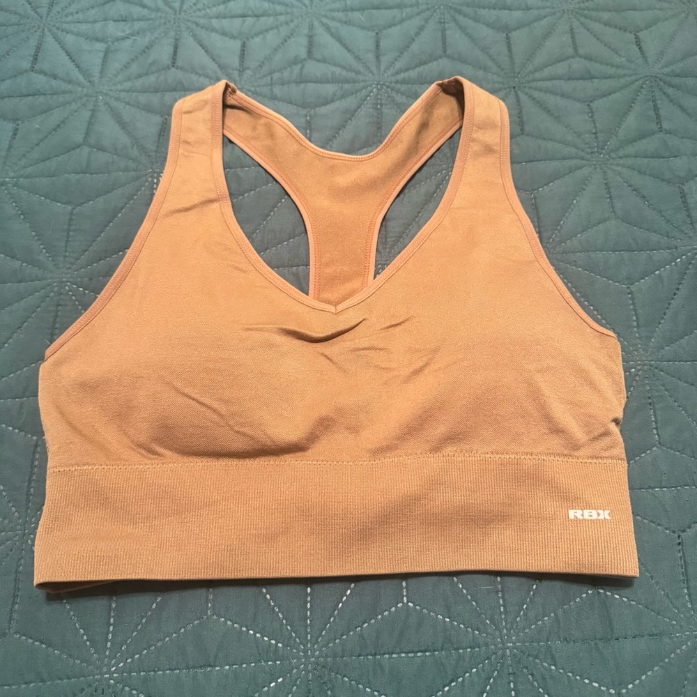 RBX Women's Brown Sports Bra Large